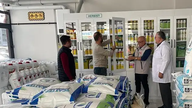 Beyşehir'de bitki koruma ürünleri bayisi iş yerleri denetlendi

