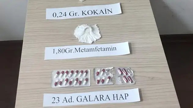 Beyşehir'de durdurulan araçtan uyuşturucu çıktı

