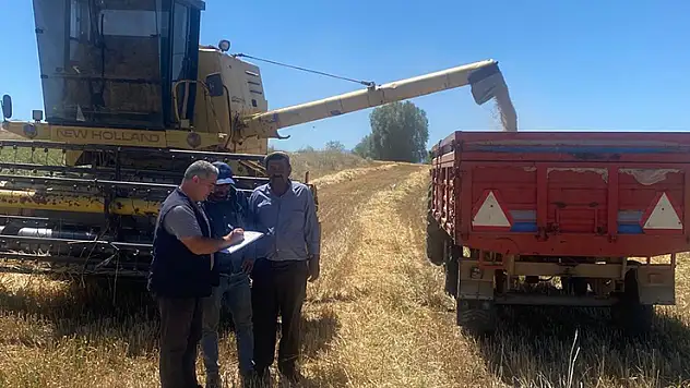 Beyşehir'de hasat ve biçerdöver denetimleri