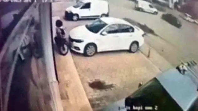 Beyşehir'de kaza anı kamerada