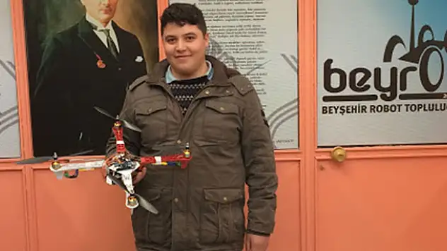 Beyşehirli öğrenciler İHA yaptı