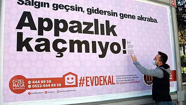 Bilecik Belediyesi'nden yöresel dille 'evde kal' çağrısı