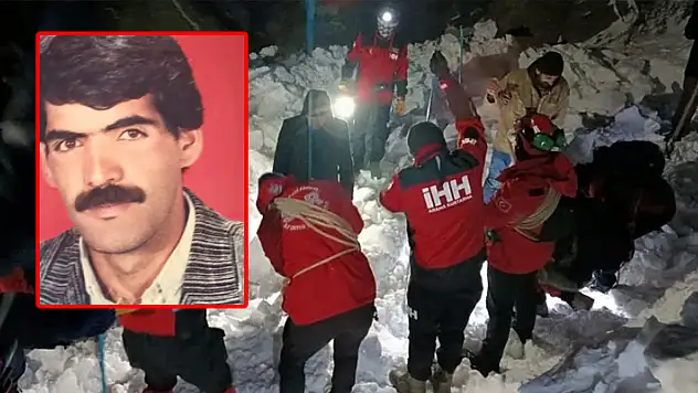 Bingöl'deki çığ olayı: Kayıp şahsın cansız bedenine ulaşıldı
