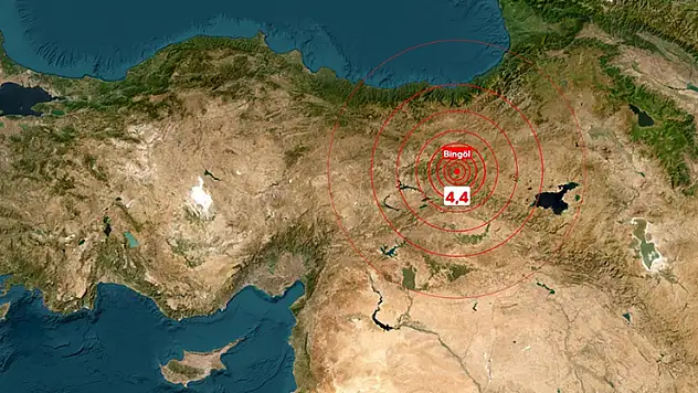 Bingöl'de 4,4 büyüklüğünde deprem