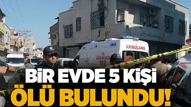Bir evde 5 kişi ölü bulundu