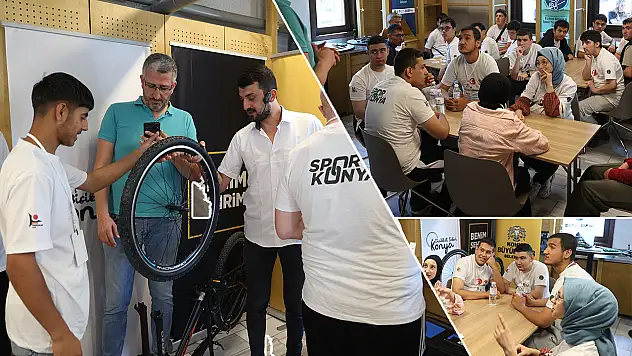 Bisikletin başkenti Konya'da özel öğrenciler Velespit Müzesi'ni keşfettiler