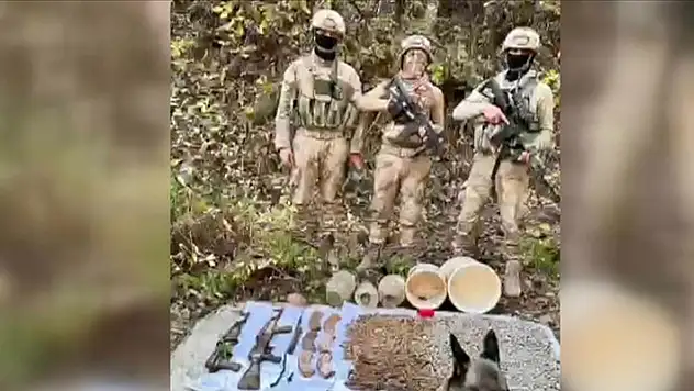 Bitlis kırsalında silah, mühimmat ve yaşam malzemeleri ele geçirildi
