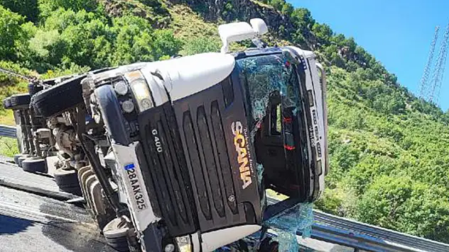 Bitlis'te tır kazası! Sürücü hayatını kaybetti, 150 koyun telef oldu
