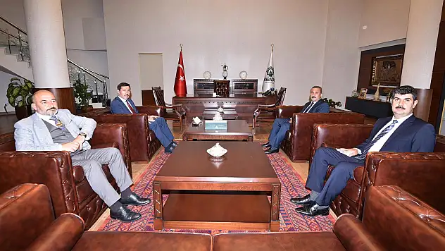 Bitlisli başkanlardan Hasan Kılca'ya ziyaret