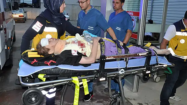 Böbrek nakli oldu, memleketine giderken kazada yaralandı