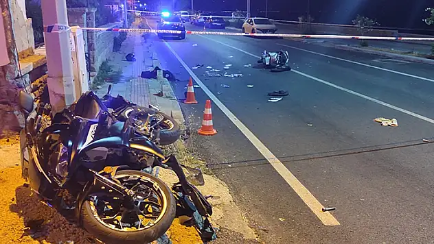 Bodrum'da aynı istikamete giden iki motosiklet çarpıştı: 2 ölü