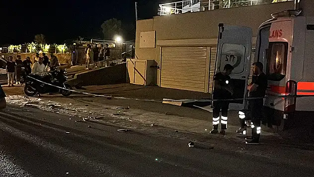 Bodrum'da kamyonet ile motosiklet çarpıştı: 1 ölü
