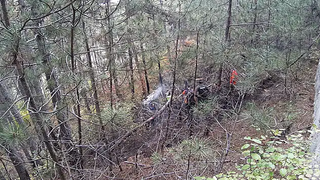 Bolu'da uçuruma yuvarlanan otomobil alev aldı: 2 ölü
