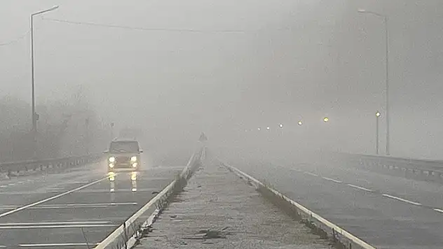 Bolu Dağı'nda sağanak ve sis etkili oldu
