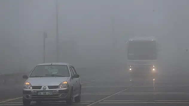 Bolu Dağı'nda sis etkili oldu
