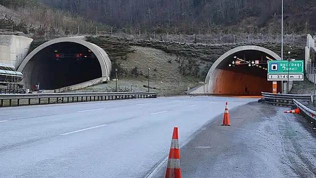 Bolu Dağı Tüneli İstanbul yönü ulaşıma açıldı