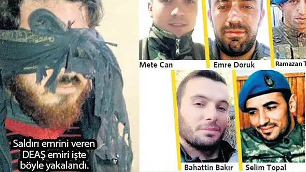 Bordo bereliler DAEŞ'li teröristi yakaladı