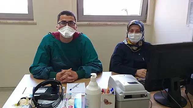 Bozkır'a atanan KBB uzmanı göreve başladı