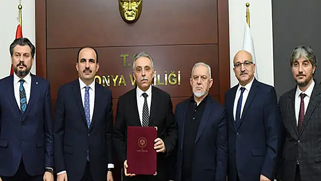 Bozkır'a yapılacak 8 derslikli okulun protokolü imzalandı
