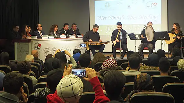 Bozkır'da 'Aşk-ı Mevlana' paneli düzenlendi