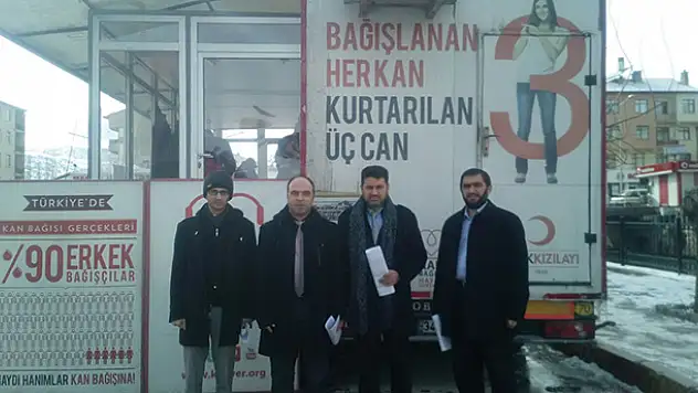 Bozkır'da kan bağış kampanyası