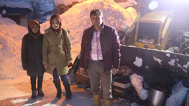 Bozkır'da mahsur kalan 2 öğrenci evlerine ulaştırıldı