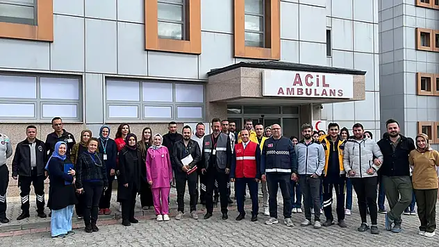 Bozkır'da masabaşı ve saha tatbikatları yapıldı