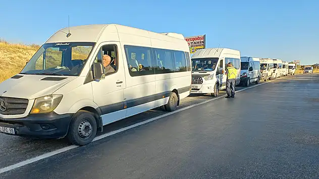 Bozkır'da okul servis araçları denetlendi
