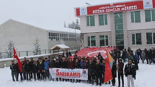 Bozkır'da Sarıkamış Şehitleri Anısına Yürüyüş Gerçekleştirildi
