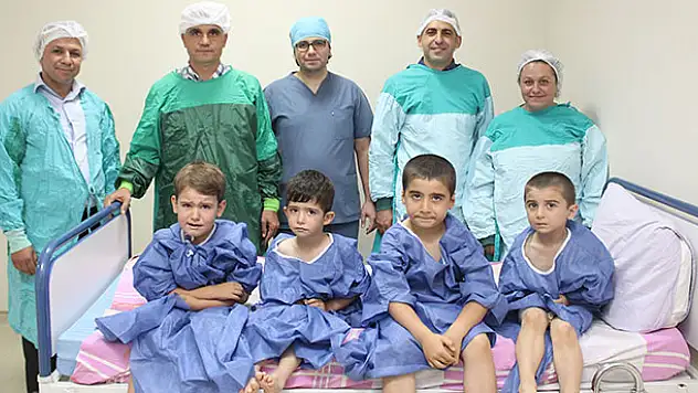 Bozkır'da, sünnet şöleni