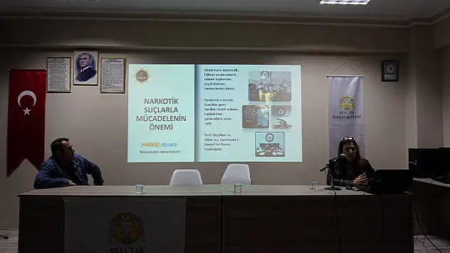 Bozkır'da üniversite öğrencilerine bağımlılıkla mücadele eğitimi verildi