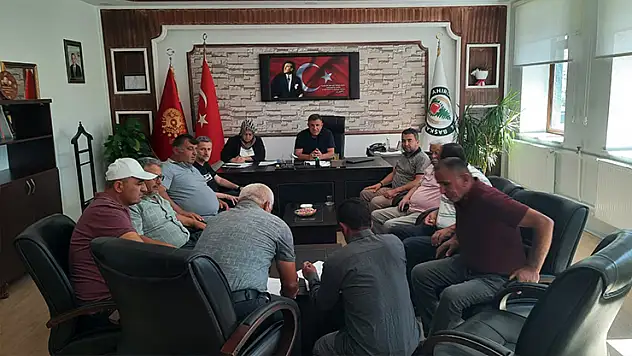 Bozkır İlçe Ziraat Odası, bölgedeki kuraklığı istişare etti