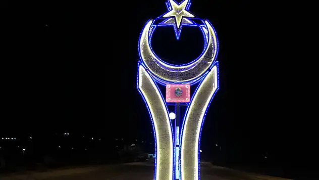 Bozkır'ın giriş ve çıkışları yapılan çevre düzenlemeleriyle ışıklandırıldı