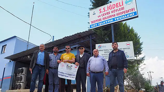 Bozkır kooperatiflerinden İzmir'de tarımsal inceleme