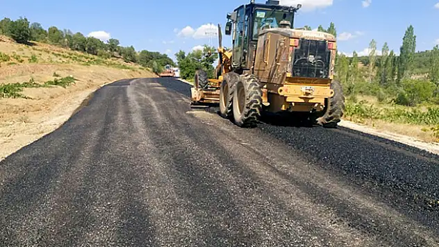 Bozkır mahalle yolunun, standardı yükseldi