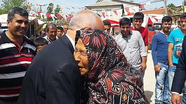 Bozkır Sait Gönen'i bağrına bastı