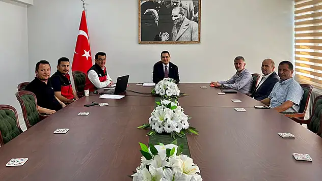 Bozkır'da dolu ve don zararlarının tespiti için toplantı düzenlendi