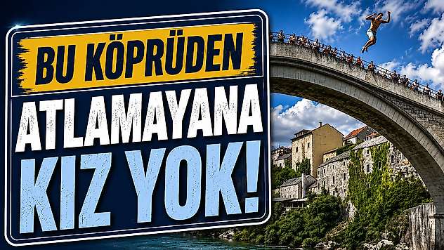 Bu köprüden atlamayana kız yok!