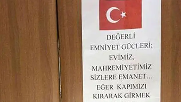 Bu not polisi duygulandırdı