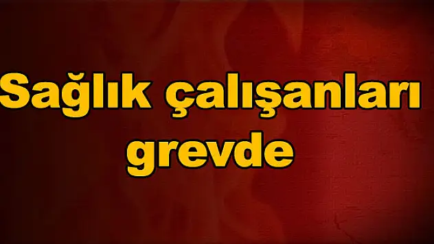 Bugün binlerce sağlık çalışanı grevde