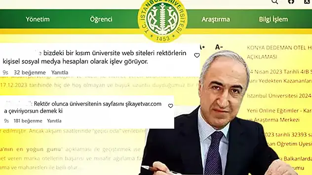 Bunu da gördük: Konakladığı otelden memnun kalmayan rektör, şikayetini üniversitenin sosyal medya hesabından duyurdu!