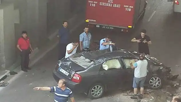 Bursa'da akıl almaz kaza