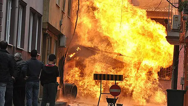 Bursa'da doğalgaz kazası