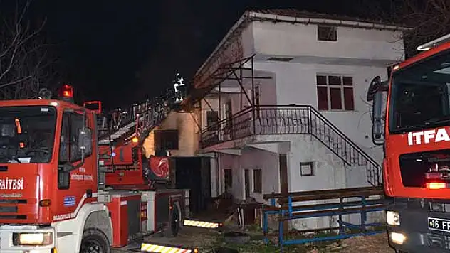 Bursa'da fabrika yangını