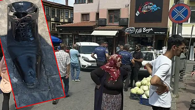 Bursa'da ilginç olay: 2 numara büyük giydiği ayakkabıyla kurtuldu
