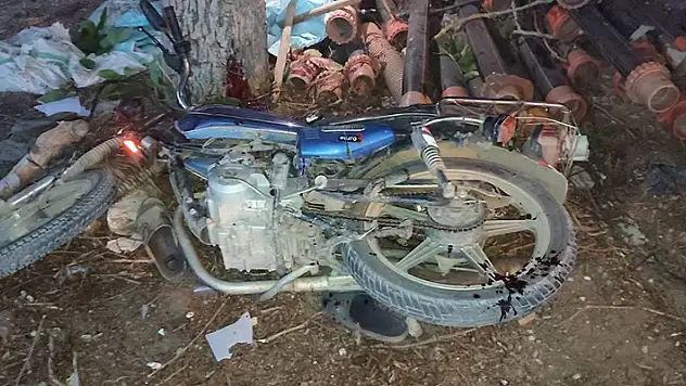 Bursa'da motosiklet ağaca çarptı: 1 ölü, 1 yaralı
