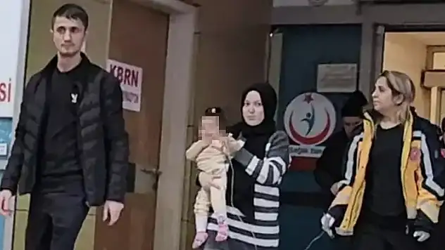Bursa'da yüzey temizleme deterjanı içen bebek zehirlendi
