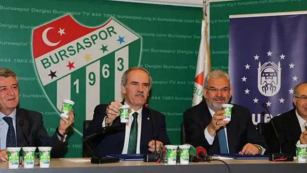 Bursaspor'a 'ayran'lı destek