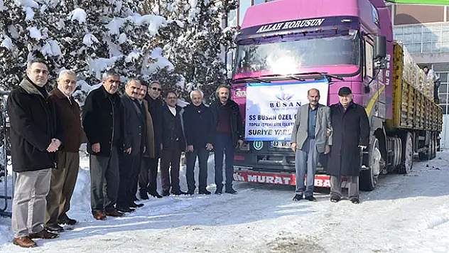 BÜSAN'dan Suriye'ye yardım yolda