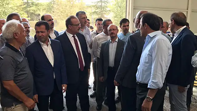 Büyük yangının yaşandığı MAR-SAN'da inceleme